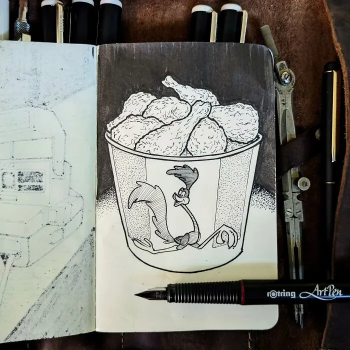 Inktober Day 27: Road