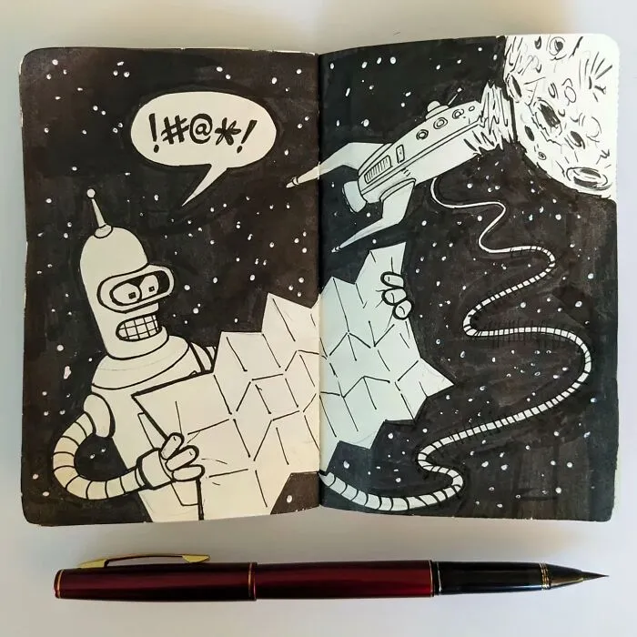 Inktober Day 20: Uncharted