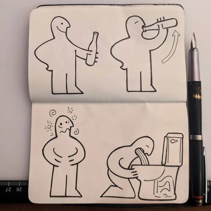Inktober Day 15: Guidebook