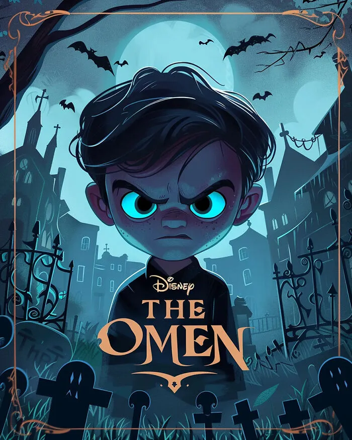 Creator Reimagines Horror Movies As Disney Adaptations With The Help Of AI (39 Pics)