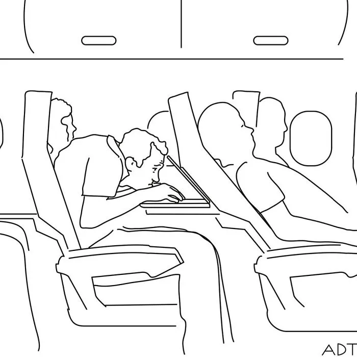 35 One-Panel Comics By Adam Douglas Thompson That Are A Mix Of Clever Humor And Simplicity (New Pics)