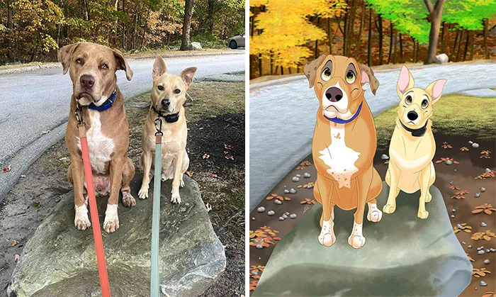 People Send Pictures Of Their Pets To This Artist To Get “Disneyfied” (20 New Pics)