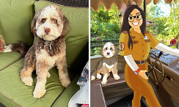 People Send Pictures Of Their Pets To This Artist To Get “Disneyfied” (20 New Pics)