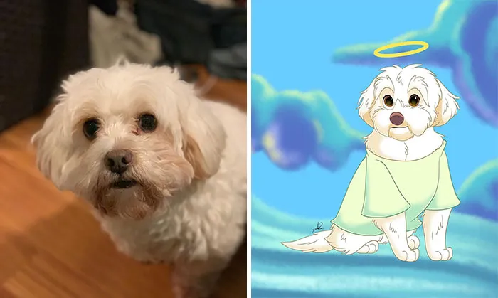 People Send Pictures Of Their Pets To This Artist To Get “Disneyfied” (20 New Pics)