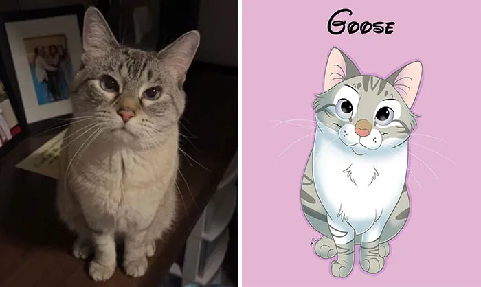 People Send Pictures Of Their Pets To This Artist To Get “Disneyfied” (20 New Pics)