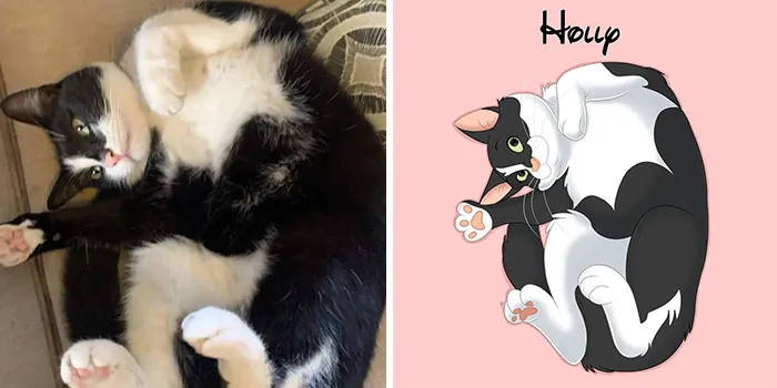 People Send Pictures Of Their Pets To This Artist To Get “Disneyfied” (20 New Pics)