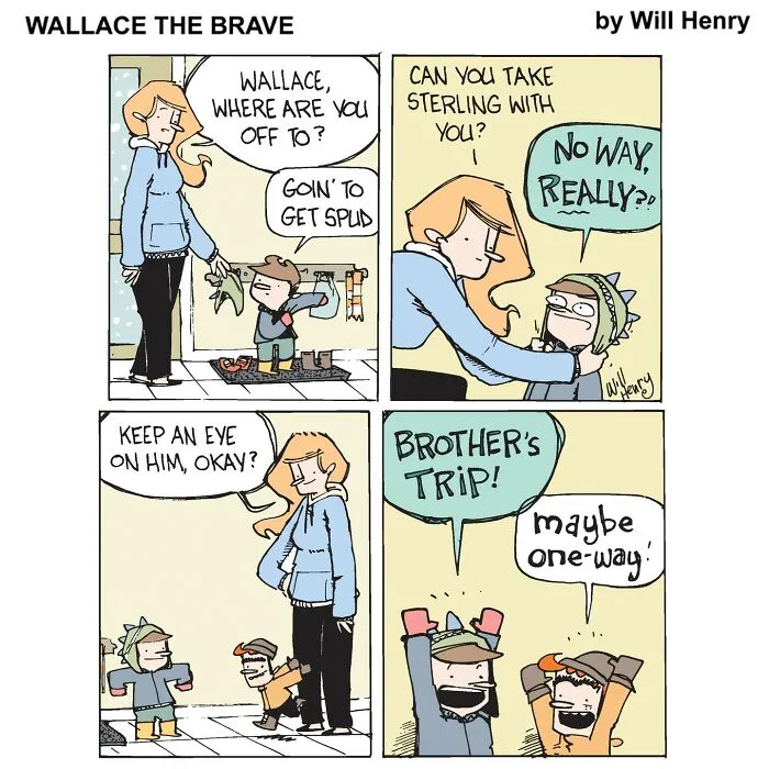 35 Delightful ‘Wallace the Brave’ Comics That Might Make You Smile