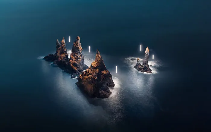2nd Place, Night: Shore Bound By Liam Man, United Kingdom