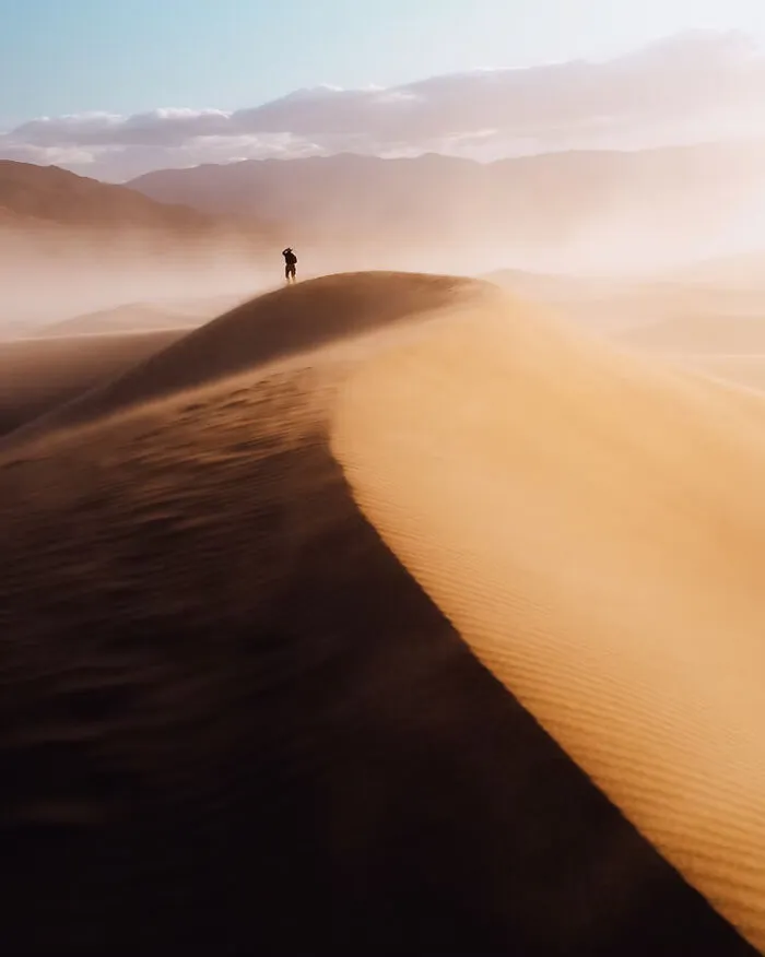 1st Place, Travel: Mesquite Flat Sand Dune By Witold Ziomek, Poland