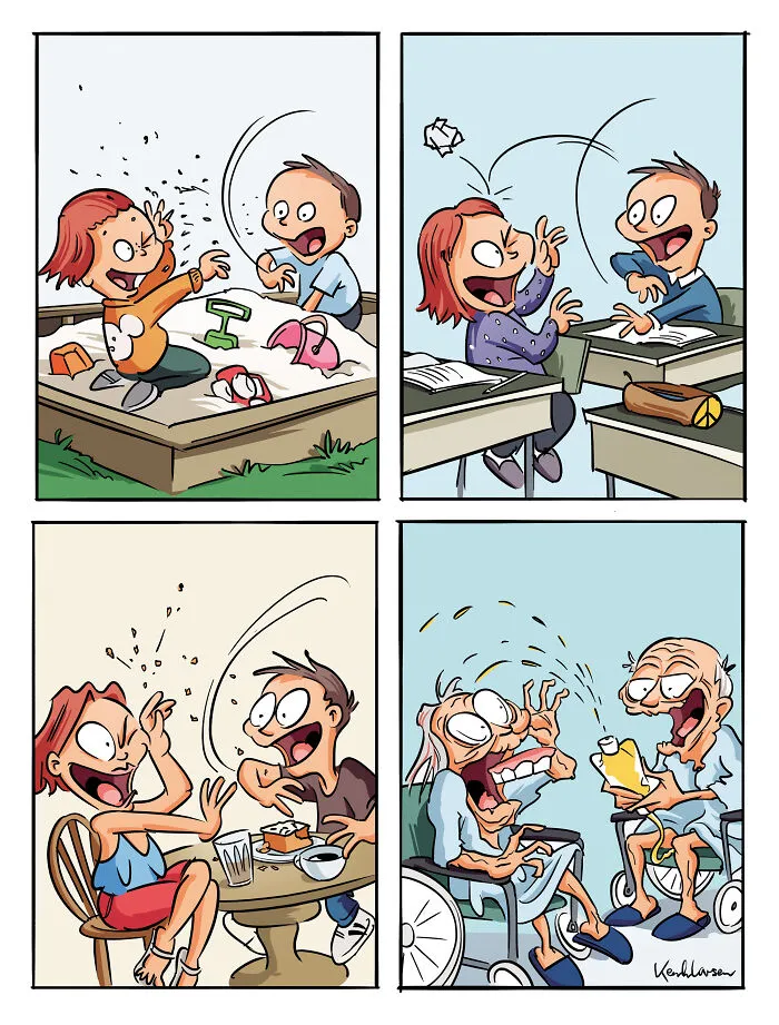 29 Humorous Comics Featuring The Chaotic Adventures Of Two Besties, By Kenneth Larsen