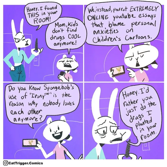 23 “Cat Trigger” Comics Full Of Sharp Humor And Unexpected Endings, Created By This Artist (New Pics)