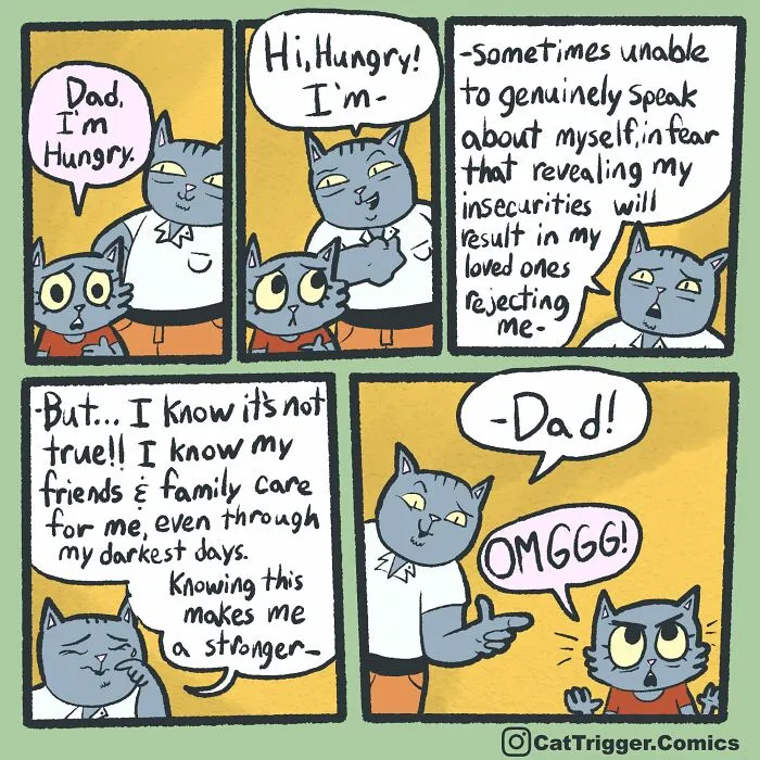 23 “Cat Trigger” Comics Full Of Sharp Humor And Unexpected Endings, Created By This Artist (New Pics)