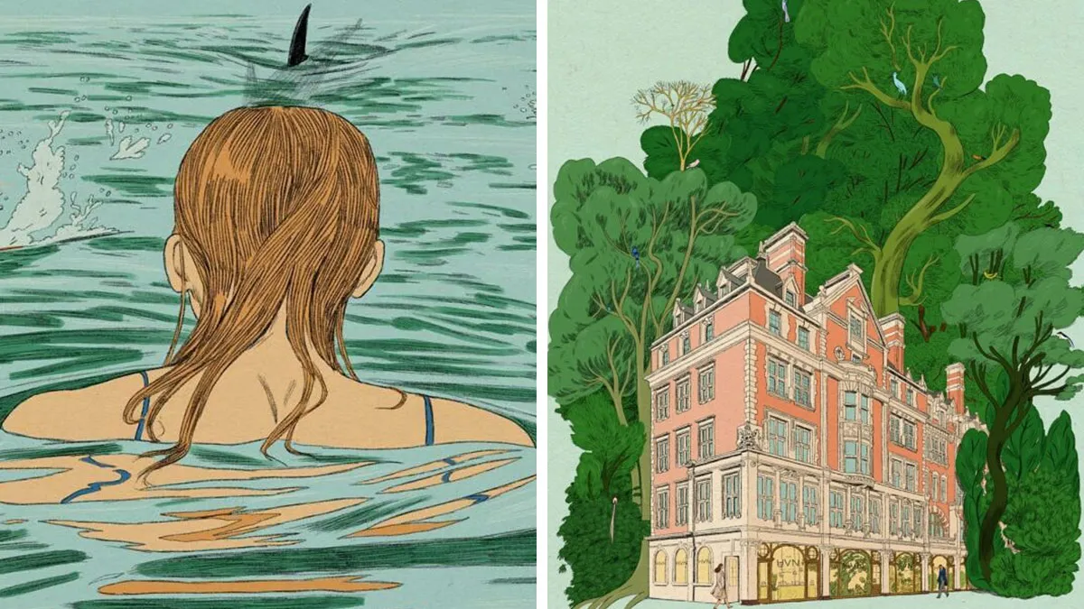 Artist Illustrates Mundane Moments With A Magical Or Absurd Twist (35 Pics)