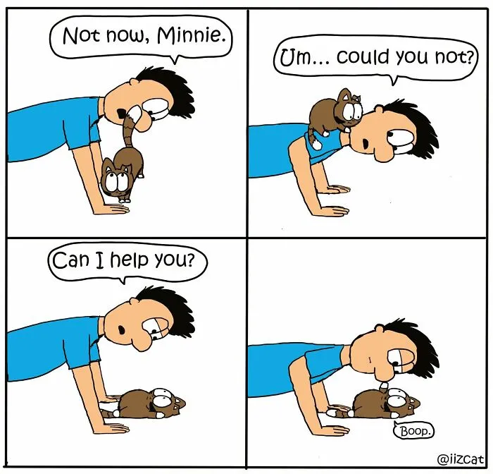 20 Funny New Comics By Nick Filippou That Nail Life With A Cat