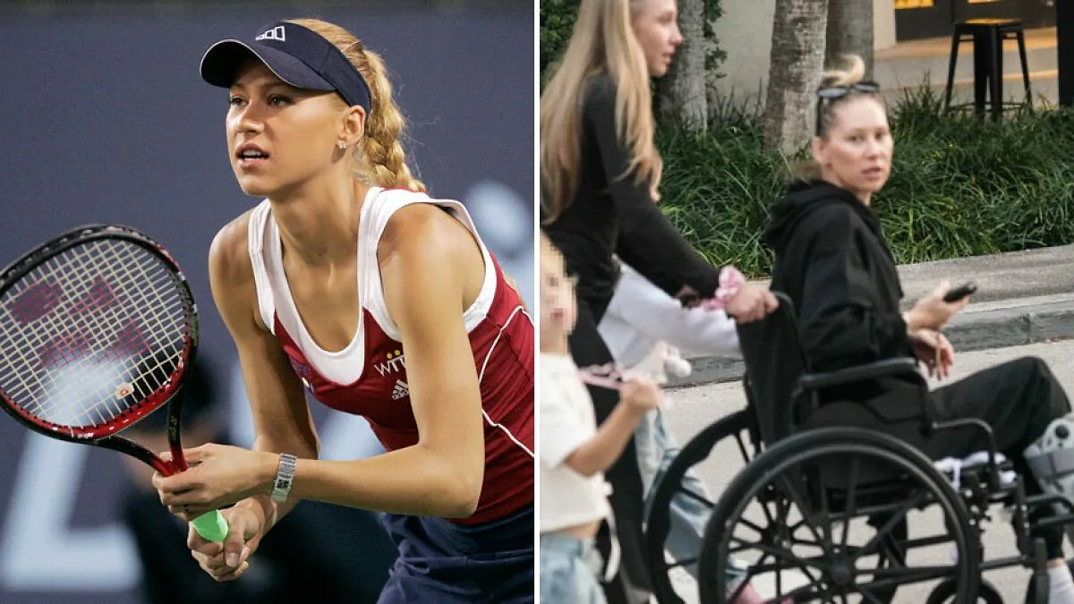 Tennis Star Anna Kournikova Seen In Public For The First Time In 2 Years... In Wheelchair