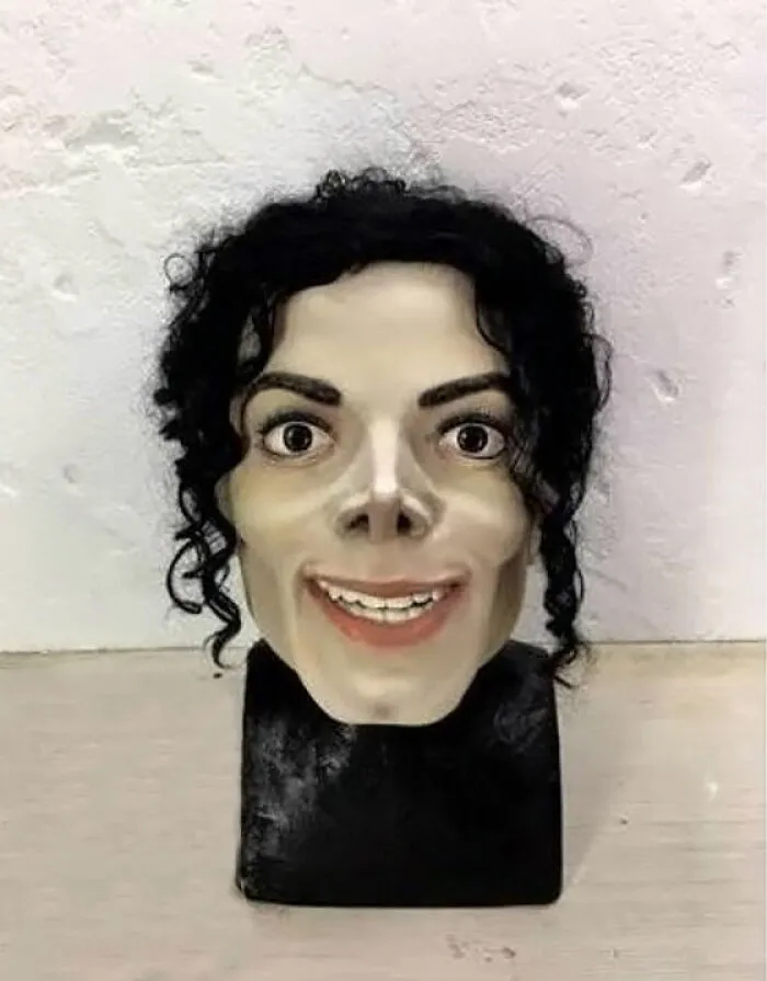 Vintage Michael Jackson Rubber Halloween Mask