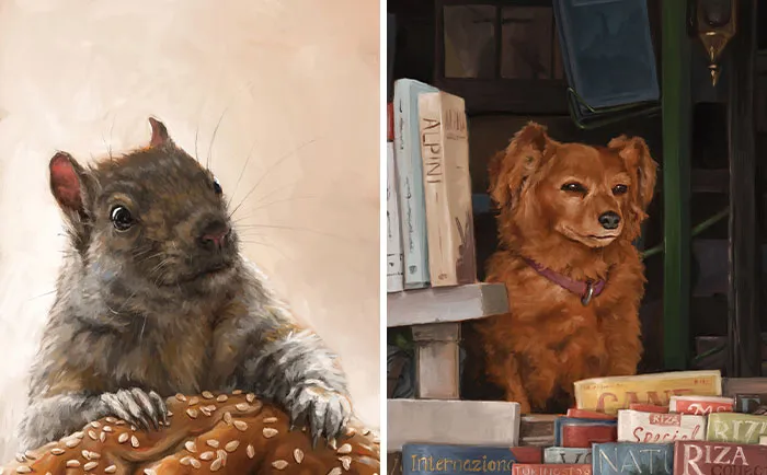 I Bring Animals To Life In My Digital Paintings (17 Pics)