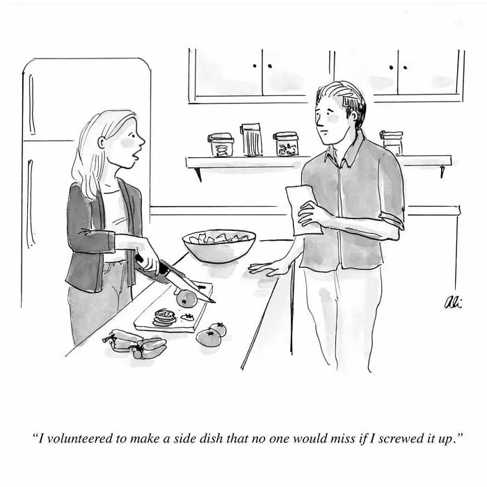 This New Yorker Cartoonist Might Make You Laugh With Her Witty Single-Panel Comics (20 New Pics)