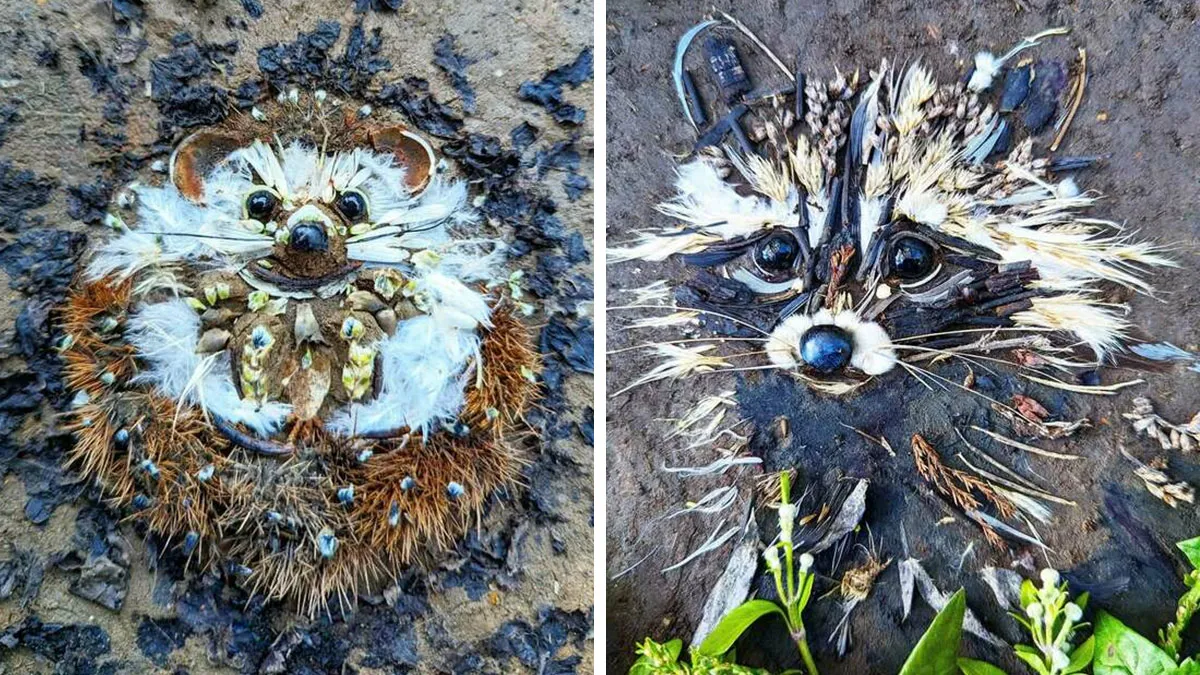 This Artist Works In Nature And Uses Only The Materials Available To Create Beautiful Artwork (43 Pics)