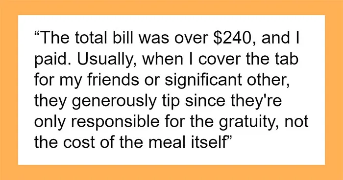 Cheap Tippers Lose Their Free Meals After Woman’s Fiancé Quits Paying For Their Restaurant Bills