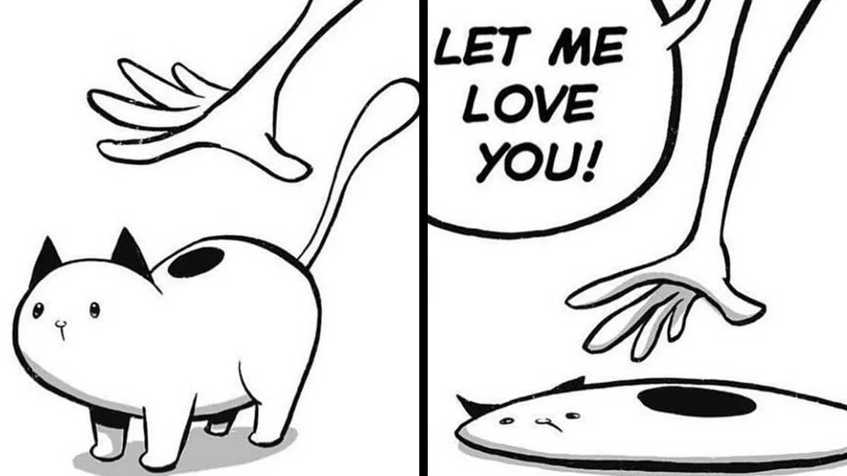 20 Comics That Highlight Hilariously Relatable Cat Behaviors, Illustrated By Lucas Turnbloom (New Pics)