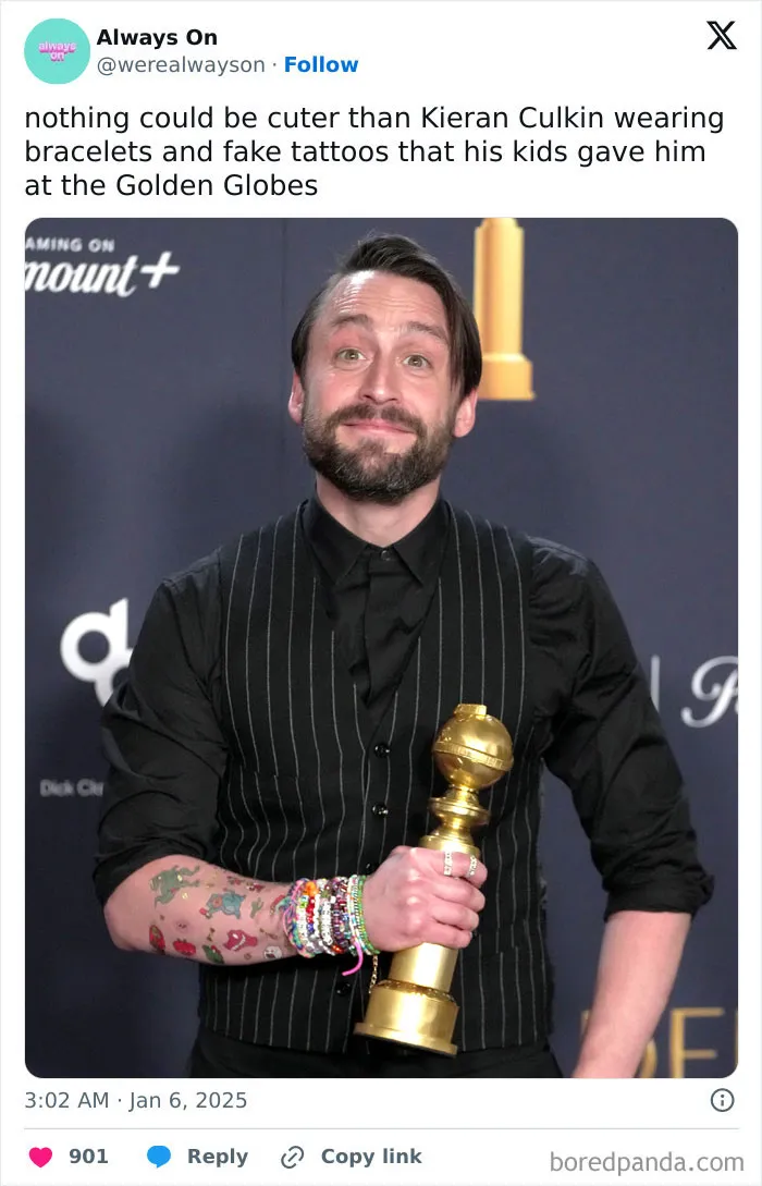 30 Hilarious Reactions People Shared After Watching The 2025 Golden Globes