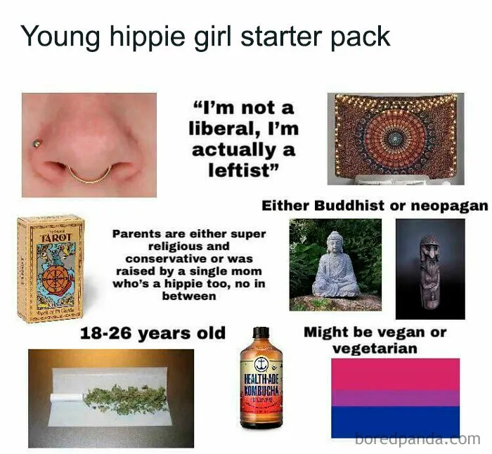 Young Hippie Girl Starter Pack
