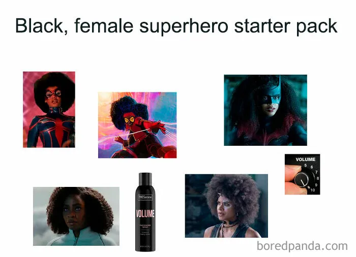 Black, Female Superhero Starter Pack