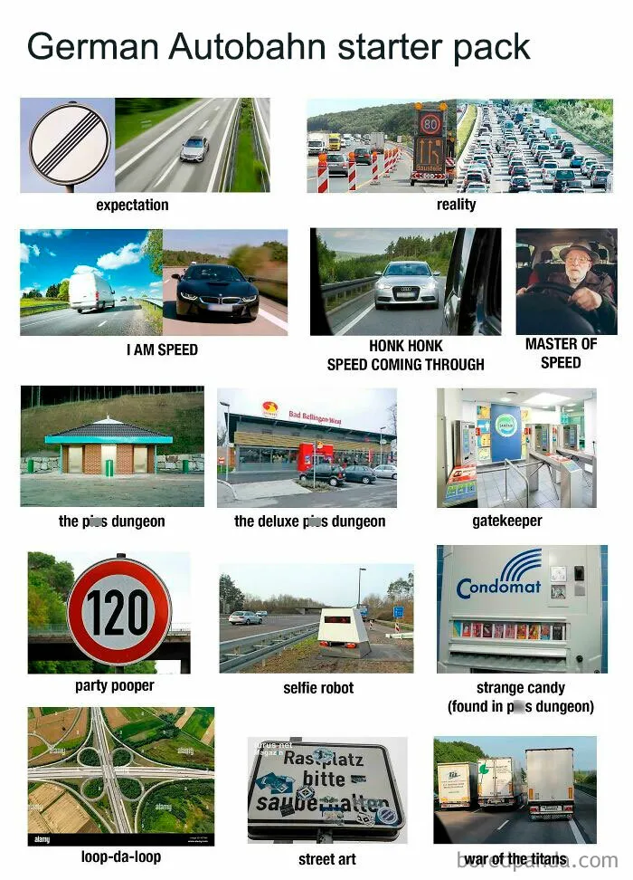 German Autobahn Starter Pack