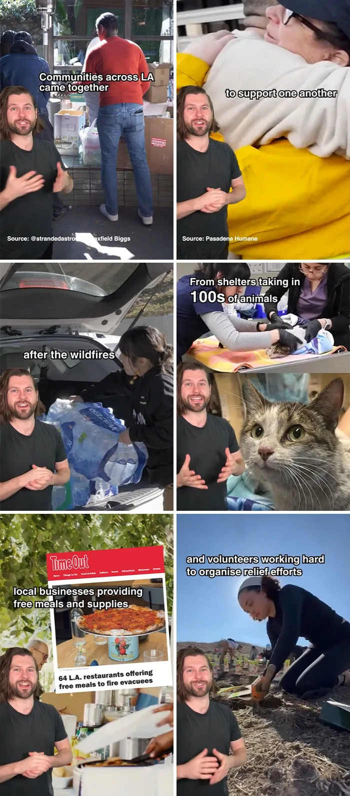 Communities Across La Came Together After The Wildfires