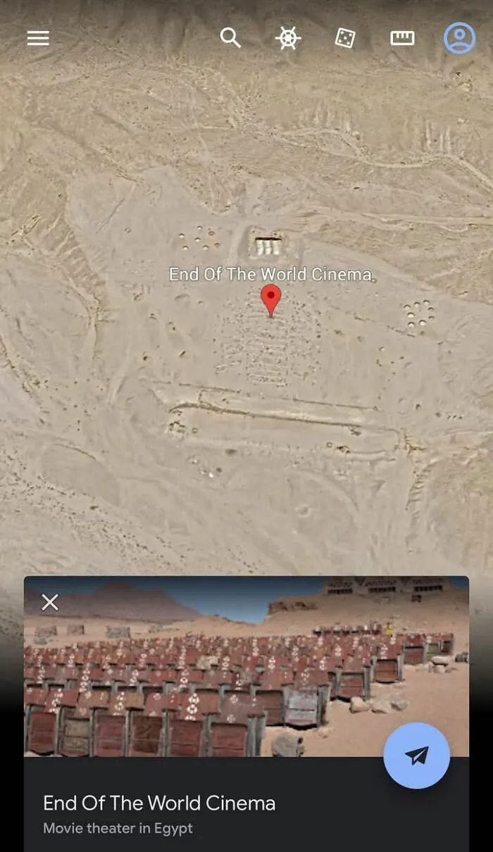 In Egypt We Have A Very Old Movie Theater In The Middle Of The Desert, It’s Never Been Operated And Most Of Egyptian Doesn’t Know Anything About It, Actually There Is Not Much Information About It, I Find That Very Creepy