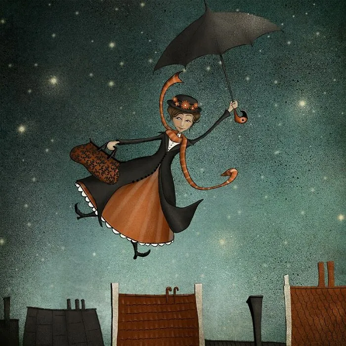 30 Magical Illustrations By Maja Lindberg That Blur The Line Between Fantasy And Reality