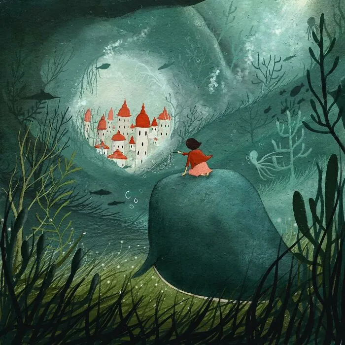 30 Magical Illustrations By Maja Lindberg That Blur The Line Between Fantasy And Reality