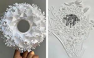 My Hand-Carved Designs From Paper Inspired By Natural Elements (21 Pics)