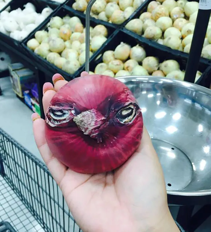 This Onion Looks Like An Angry Bird