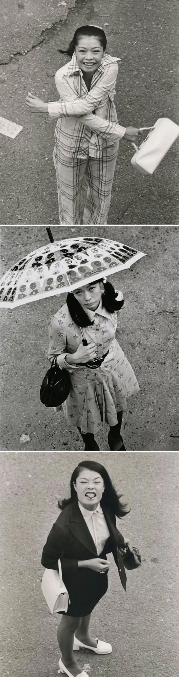 En 1973, Masahisa Fukase fotografió a su mujer, Yōko Wanibe, saliendo cada día hacia el trabajo desde la ventana de su apartamento en Tokio