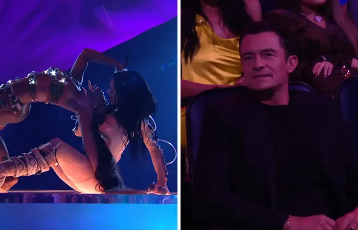 Orlando Bloom’s Confused Face While Watching Katy Perry At The VMAs