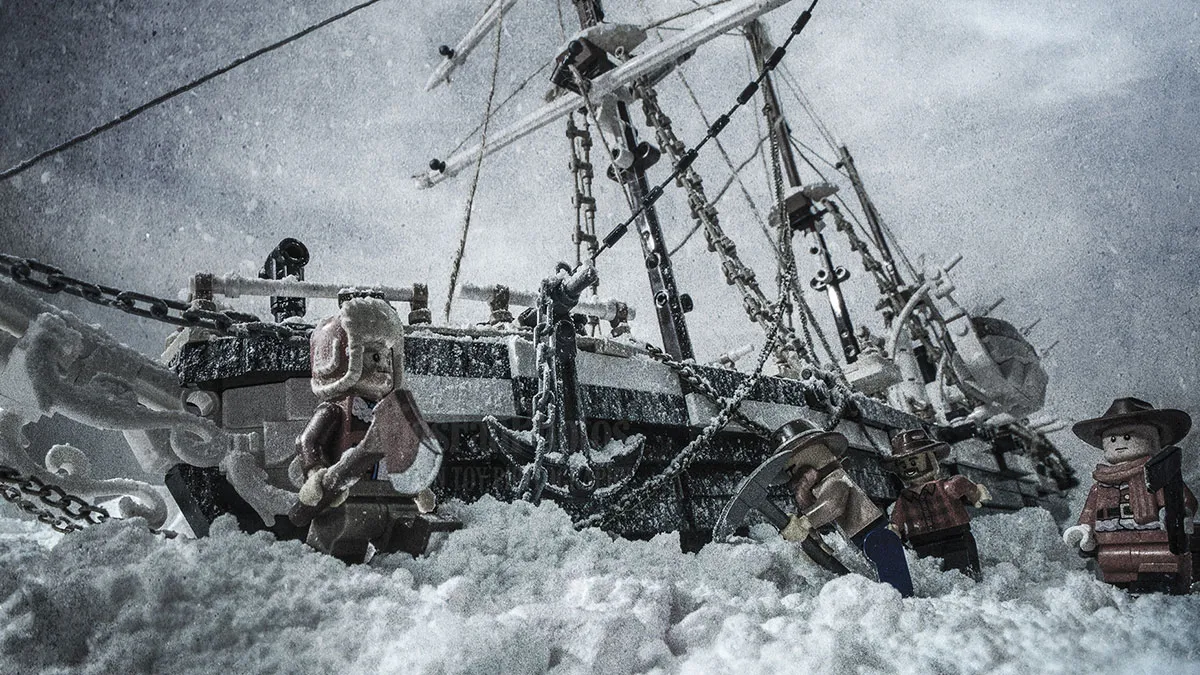 I Am A Professional LEGO Photographer, Here I Recreated The Imperial Trans-Antarctic Expedition (19 Pics)