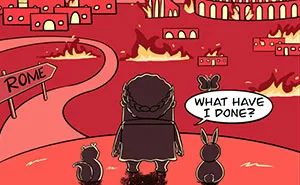 I Made 20 Comics Featuring Historical Characters In Modern Struggles