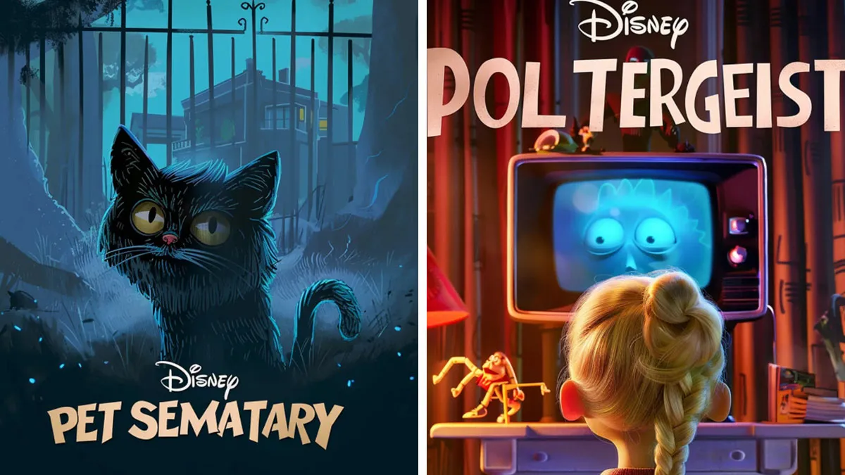 Creator Reimagines Horror Movies As Disney Adaptations With The Help Of AI (39 Pics)