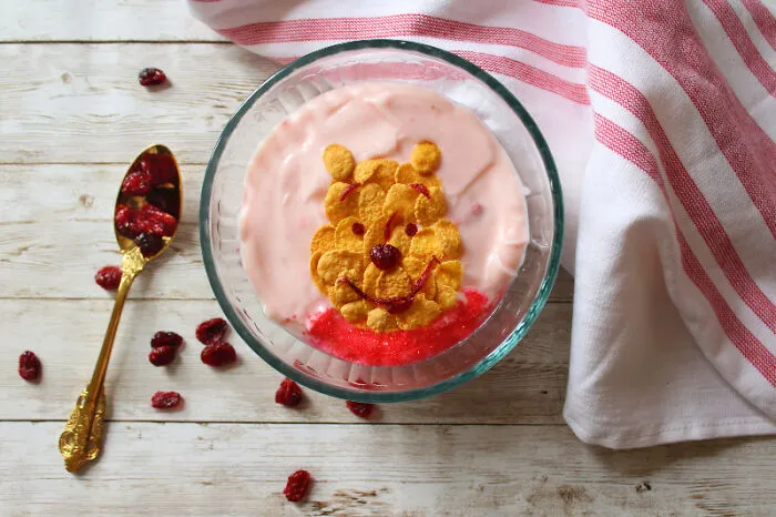 Winnie The Pooh Made With Cornflakes
