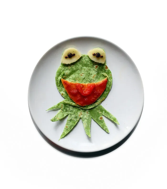 Kermit The Frog Spinach Tortilla