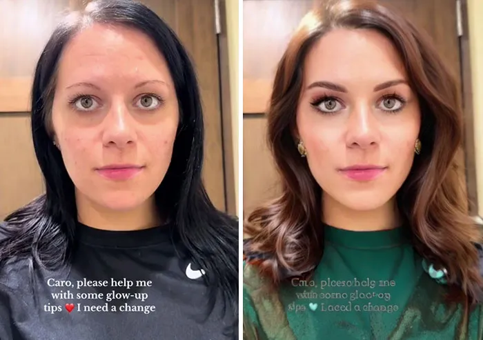 30 Comparison Pics Of How People Could Look Better With Minimal Changes