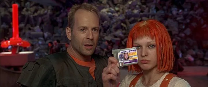 Bruce Willis And Milla Jovovich