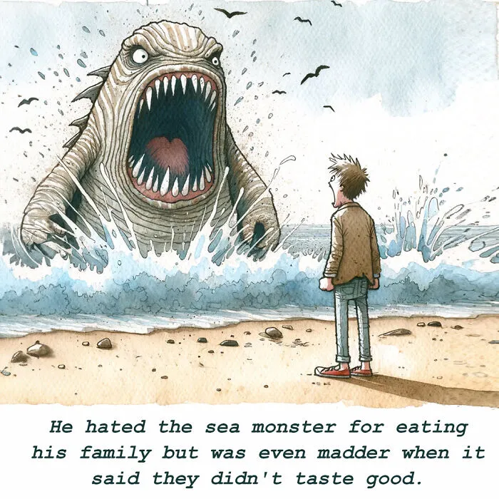 Artist Creates Single-Panel Cartoons, Here Are 20 Of The Funniest Ones