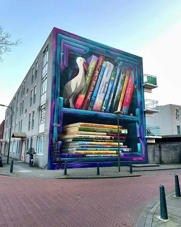 Dutch Artist Created 30 Jaw-Dropping Murals On Building Walls