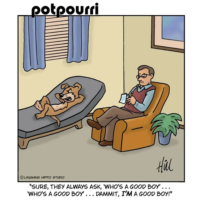 This Artist Created 30 Funny Cartoons About Dogs In Absurd Situations