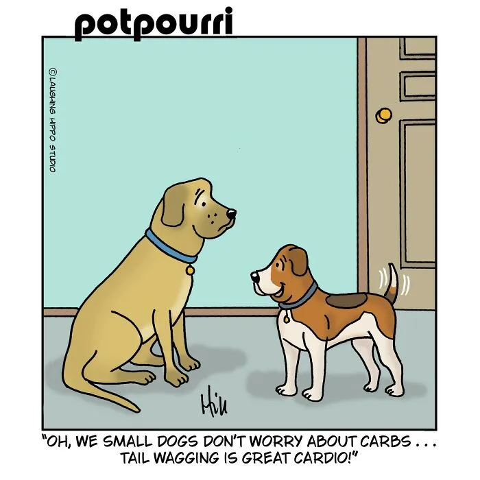 This Artist Created 30 Funny Cartoons About Dogs In Absurd Situations