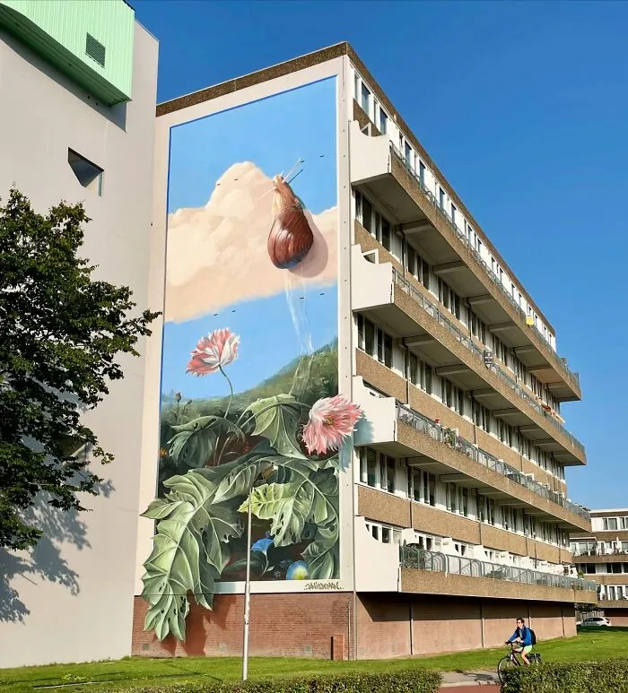 Dutch Artist Created 30 Jaw-Dropping Murals On Building Walls