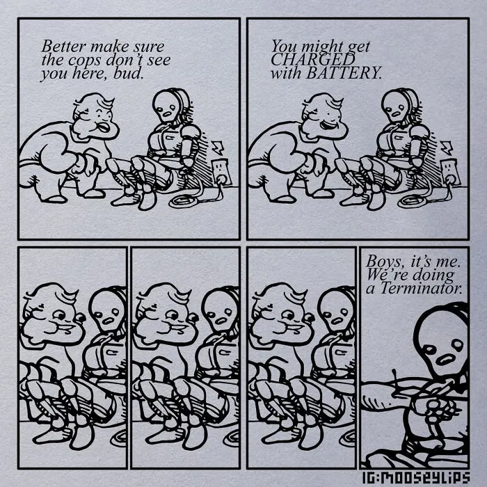 22 Hilariously Absurd Comics Created By Mooseylips And Packed With Weird And Absurd Humor